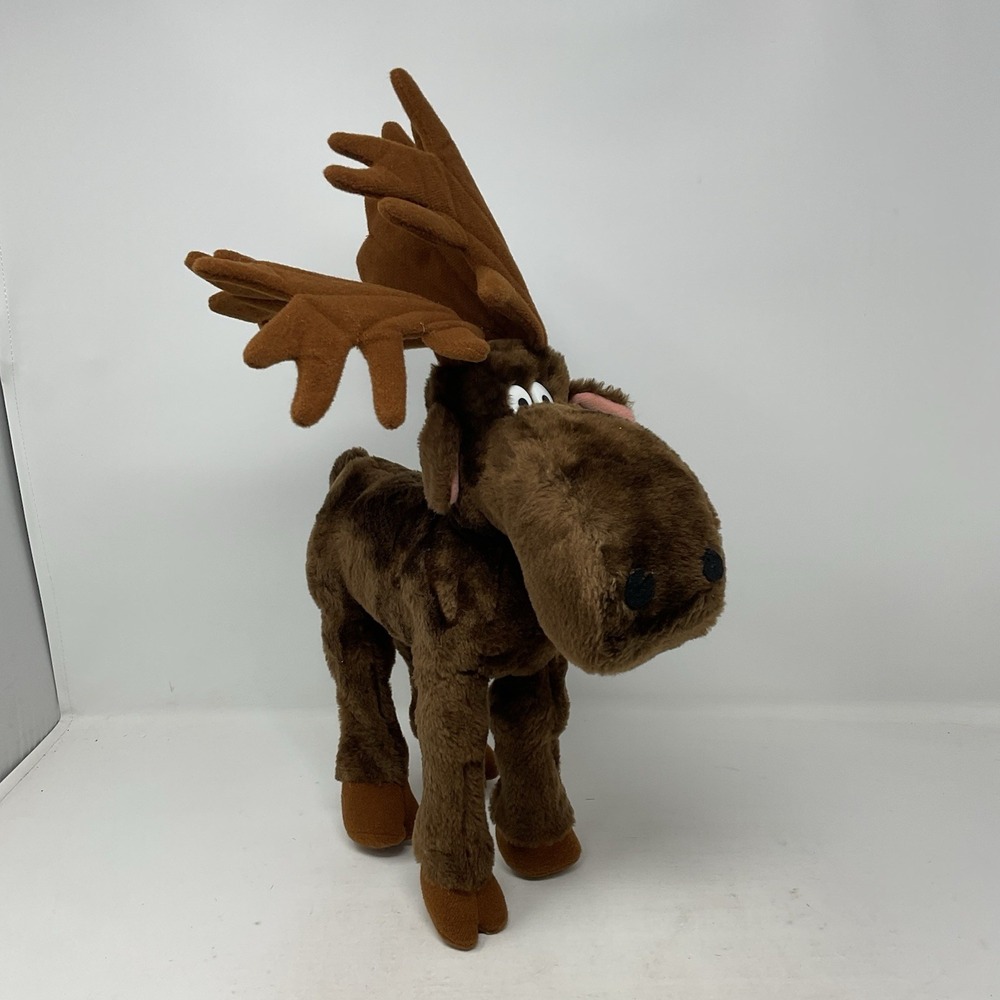 Dakin Chewie‎ Newgett Moose Plush Stuffed Animal Brown Vintage 1983